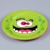 Disposable paper plate "Monster", mix, 18 cm, set 6 pieces