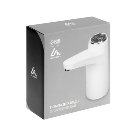 Water pump Luazon LWP-06, electric, 5 watts, 800 mAh, portion of water, battery, white-7