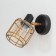 Sconces Citilux "tavern" CL542612, 14x10 cm, 1x60W, e14, black color