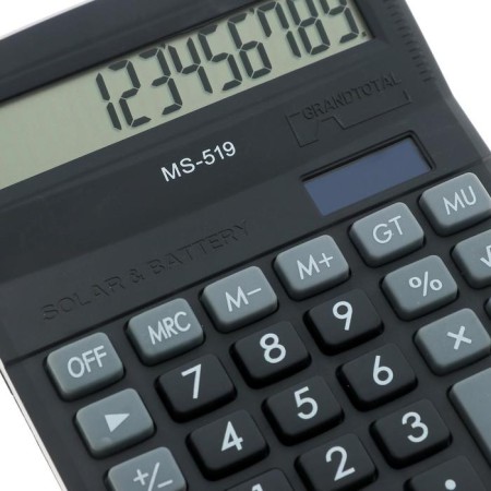 Desktop calculator, 12 - discharge, 519 -Ms-3