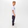 Children's Minaku Colors T -shirt, white/blue color, height 116