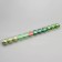 Set of balls plastic D-6 cm, 12 pcs "Agnet" stripes, green