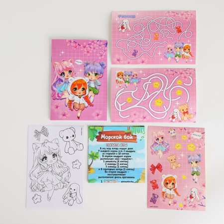 Gift set with a backpack for the girl "Anime Mir", 23x20.5cm-7