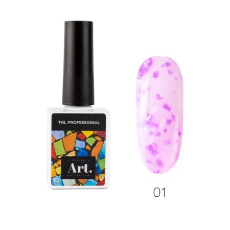 TNL art gel polish, No. 01 lavender, 10 ml