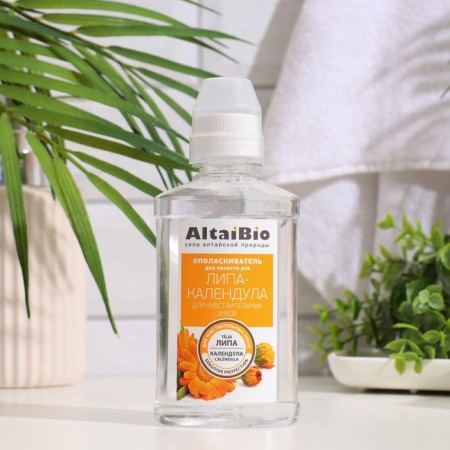 Altaibio oral rinser for sensitive teeth of linden-calendula, 200 ml