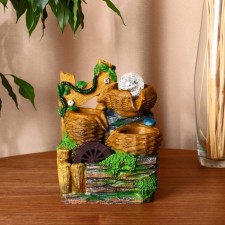 Three baskets fountain 11x15x21 cm (with backlight)