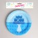 Disposable paper plate "Happy Birthday" Mini Boss, set 6 pcs, 18 cm