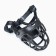 Dog muzzle No. 4 with a tripartite strap, rubber, DN 9 cm, ohm 31.5 cm, black