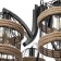 Senza chandelier 6he27 Black 74x39x20 cm