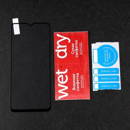 Protective glass Mobility, for Samsung Galaxy A04S, full glue, black-1
