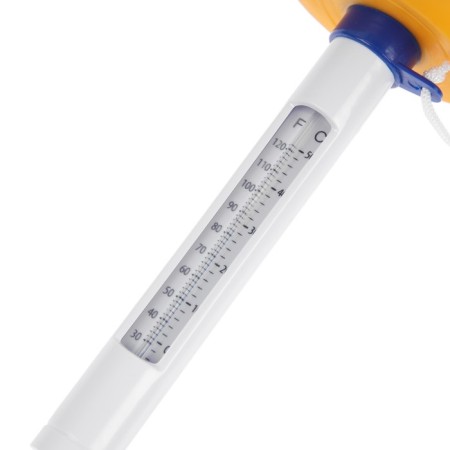 The thermometer is floating, for the pool, duck,-2