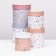 Set of round boxes 5 in 1 "mini -flowers", 20 x 20 -14 x 14 cm