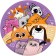 Plates (7 ’’/18 cm) dogs of dogs, 6 pcs.
