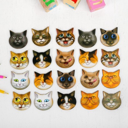 The game for training memory “Memo. Cats "-2