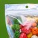 ZIP-Lock Pat package, Iridist, with a continuous window, flat, euro-slopes 10 x 15 cm