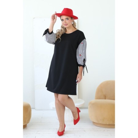 Female dress, size 60, black color-2