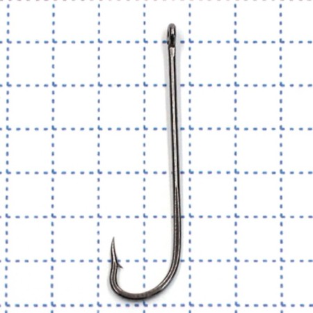 The hook KOI LONG PlainShank, Size 7 Int, BN color, 10 pcs.