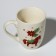 Ceramic mug with a spoon "New Year's toys", 310 ml, white color