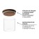 Smart Solutions storage bank, brown color, 550 ml