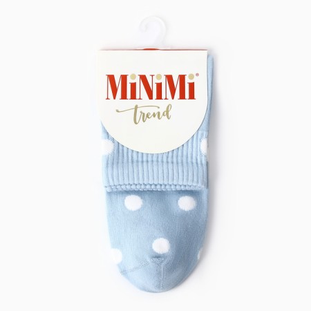 Women's socks Mini Trend, color light blue, size 35-38 (23-25)-2