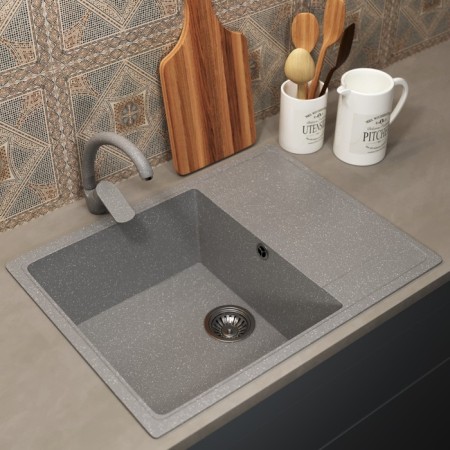 Uperwood Economwood Autonous Autonomous Office, oval, color 003 Gray matte-2
