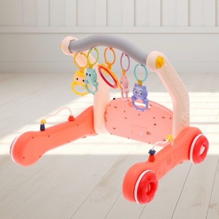 Developing rug-carrier "Safari", 2 in 1, sound effects, red color-11