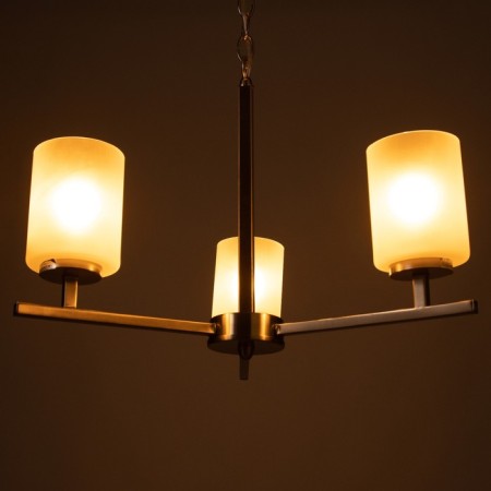 Emma chandelier 3x40W E27 Satin 40x40x75 (40) cm-3