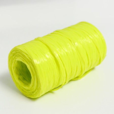 Yarn "for knitting mochecks" 100% polypropylene 300m/75 ± 10 g in the shape of a cylinder (phosphorus)-2