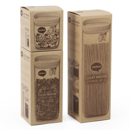 Container for food products Qualy Lucky Mouse, 2 l-2
