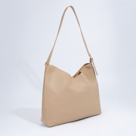 Magnet bag bag, lightning cosmetic bag, beige color-1