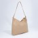 Magnet bag bag, lightning cosmetic bag, beige color