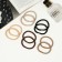 Hair elastic band "Sport" (set 2 pcs) weaving luxury, 5 cm, mix