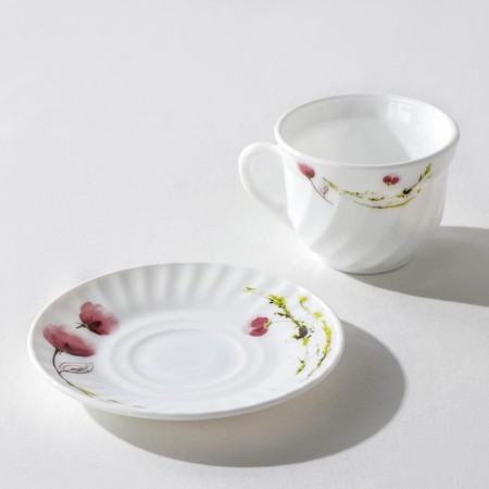 Service table shares "Tender poppies", 37 items, glass ceramics-4