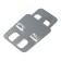 A phone stand, adjustable, folding, metal, rubber inserts, silver