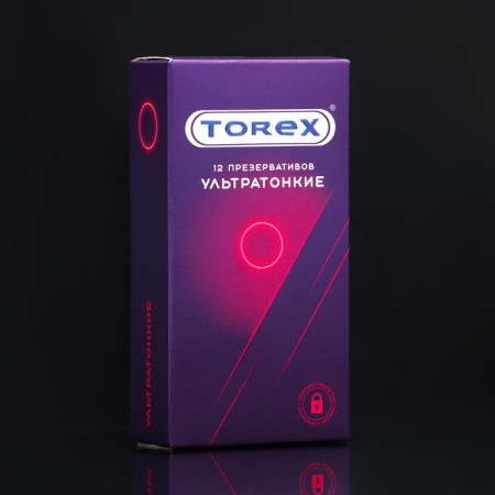 Torex condoms, ultra -thin, 12 pcs.