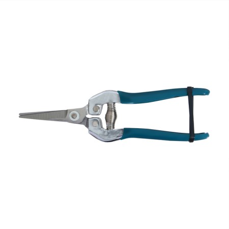 Garden scissors, 7 "(18 cm), with metal pens, rubberized handle, Greengo-11