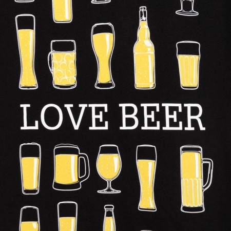 Men's T -shirt KAFTAN "Love Beer", black, p. 56-7