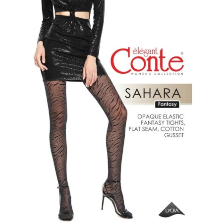 Women's tights Fantasy Sahara, size 3, color Nero-3