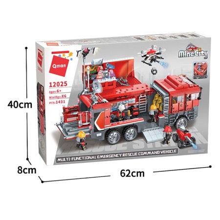 Designer Firefighters "Mobile Fireplace", 1431 parts-4