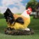 Garden figure "Chicken on the nest" 32x38x38cm