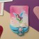 Hair gum "Fairy" (set 2 pcs) Flower, 4 cm, blue