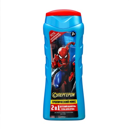 Shampoo-gel shower Children's 2 in 1 "Careful mother" Tropical mix, 250
