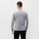Long-sized male monophonic, the color is light gray, size 48