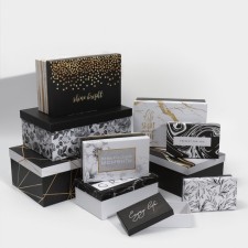 Set of boxes 10 in 1, gift packaging, “Happiness in simple”, 12 x 7 x 4 - 32.5 x 20 x 12.5 cm