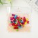 Beads for creativity plastic "Bright bows" set of 120 pcs 0.2x1x0.7 cm