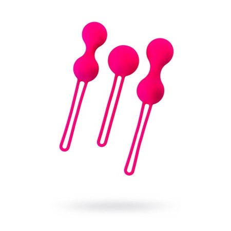 Vaginal balls A-Toys byfa Redvil, silicone, pink, 16.5 cm