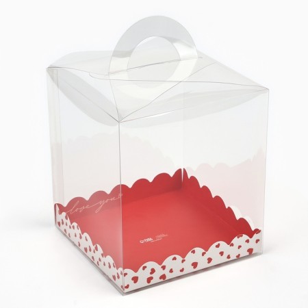 Confectionery box, chest, packaging, only for you, 16 x 16 x 18 cm-5
