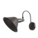 Sconces "Crocus" E27 40W black 20x29x23cm