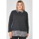 Women's tunic, size 66, black color