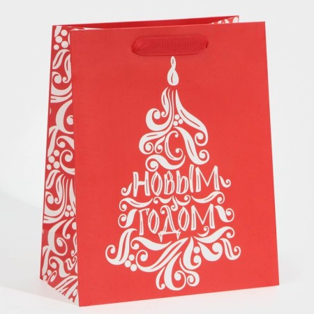 Laminated vertical “painted Christmas tree”, MS 18 x 23 x 10 cm, New Year